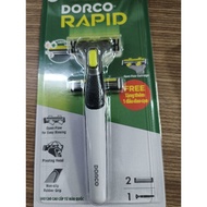 Dorco 2-blade razor with 1 extra razor head