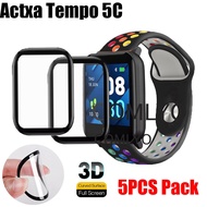 New For Actxa Tempo 5c 4C Screen Protector Smart watch Protective  Cover 3D Film Curved Soft Films