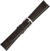 Maruman 04557 Watch Band, Cow (Calf), Made in Japan, Black, 0.7 inches (17 mm) N-78/S, Black, 17mm, 
