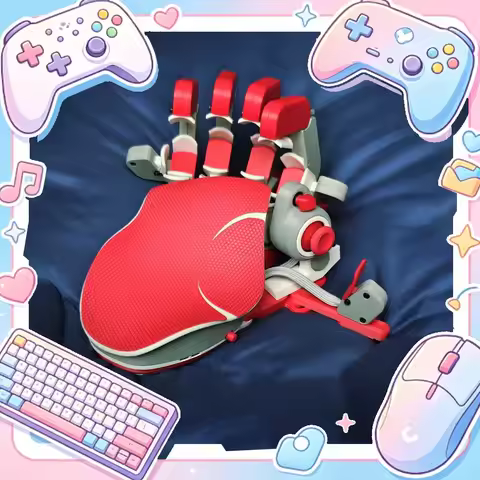 GameClaw One-Handed Keyboard Alien Ergonomic Design Keyboard Supports Customizable Joystick Buttons 