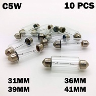 *BORONG* 10pcs C5W C10W BULB Light Interior Light 31mm 36mm 39mm 41mm Car Light Bulbs License Plate 
