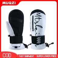 Ski Gloves with Built-in Wrist Guards EVA Shock Absorber Winter Gloves Waterproof Warm Snowboard Glo
