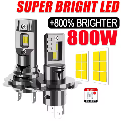 H7 H4 LED Headlight CANBUS Super Power Bulb 1000000LM Super Bright Car Lights 6000K White Turbo Auto