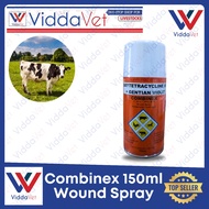 Viddavet Combinex Wound Spray 150ml for pets Combinex wound spray for dogs Combinex woundspray