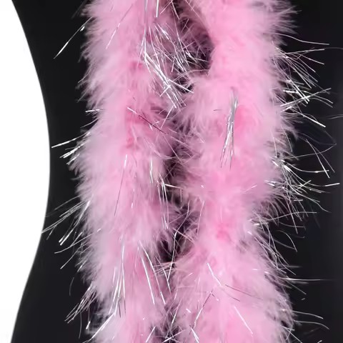 2 meter Marabou feather boas Gold Silver with wire White feather Scarf for crafts Wedding Party Dres