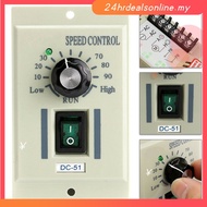 【HRDEAL】AC 220V To DC 180V Knob Motor Speed Variable Control Controller For 0-400W Motor