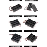 18650 Battery Box Series Parallel 1 Section 234 Lithium Battery Holder with Wire Experiment Diy Welding-Free 3.7v/Battery Holder Storage Box Case / Batteries Container With Hard Pin