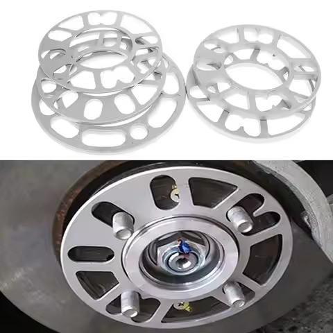 New Fit 4x100 4x114.3 5x100 5x108 5x114.3 5x120 Aluminum 3mm 5mm 8mm 10mm Shims Plate Hub Spacer Car