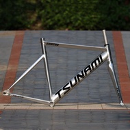 TSUNAMI SNM-200 Silver Fixie Frameset | Fixed Gear SNM200 Track Bicycle Frame