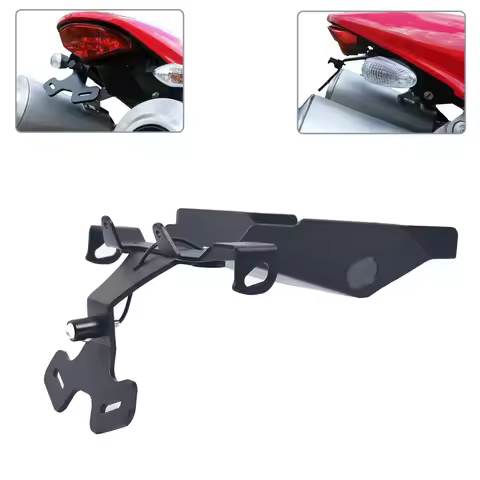Rear License Plate Bracket for Ducati Monster 659, 696, 795, 796/1100S/1100EVO