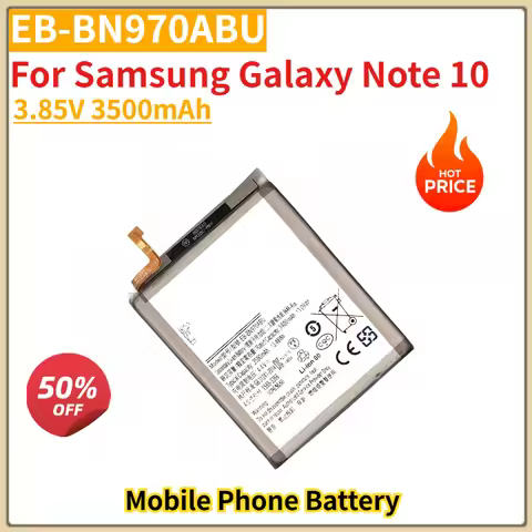 New Mobile Phone Battery EB-BN970ABU 3.85V 3400mAh For Samsung Galaxy Note 10 Note X Note10 Plus Not