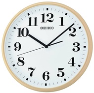 นาฬิกาแขวนผนัง ตัวเรือนพลาสติก SEIKO รุ่น QXA697A สีครีม QXA697B สีน้ำตาล หน้าปัดสีขาว ขนาดตัวเรือน 33 ซม.Quartz 3 เข็ม เครื่องเดินเรียบไม่มีเสียง