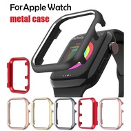 For Apple Watch Case IWatch Series 9 8 7 6 5 4 3 2, Apple Watch SE Protection Metal Frame Shell Case Cover For iWatch 41mm 45mm 40mm 44mm 42mm 38mm Protective Skin Bumper apple watch series 9 case