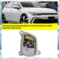[W F S B]  Golf 8 VIII 19-25 9LED Angel Eye Mould Car Front Headlight LED Daytime Running Light Sour