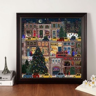 [48H Shipping] Christmas winter lights50.8*50.8cm Puzzle Photo Frame galison Picture frame, wall-mou