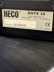HECO Onyx 10 揚聲器 1對