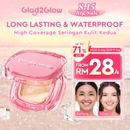 Glad2Glow Perfect Cover Cushion Foundation full coverage oil Control Long-Lasting Waterproof Makeup