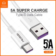 Mcdodo CA-638 Type C Fast Charging Cable Charger 5A 1M data Cable