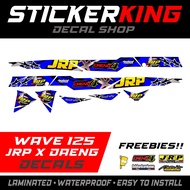 WAVE 125 JRP X DAENG DECALS STICKER (BLUE)