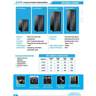 GLINK ตู้แร็ค 27U ลึก 80 ซม. ( สีดำ) รุ่น GC27U ( ขนาด มี 2 แบบ 60x80x138.8 CM / 800x100x1388 )