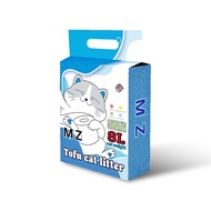 connectshop686 【ซื้อ 1 แถม 1】MZ ทรายแมวเต้าหู้ 16 ลิตร ทรายแมวมันเต้า ออแกนิก 100% ทิ้งชักโครกได้ ทร