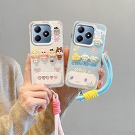 Casing Realme C63 Casing Realme C61 Casing For OPPO Casing Equipped with a cute mirror holder 3D Dol