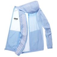 JEEP SPIRIT 1941 ESTD Camping raincoat mens womens waterproof sun protection clothing fishing huntin