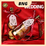 BNG Creative Champagne Candy Bottle Wedding Plastic Box Door Gift Christmas Gift