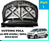 Peredam Kap Mesin Mobil Avanza 2016 / Cutting Pola Mesin Mobil Avanza