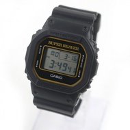 卡西歐 G-SHOCK DW-5600SB23-1JR SUPER BEAVER 聯名款數位手錶，限量版（3000 枚），速度型，黑色，男士款（2023 年款）