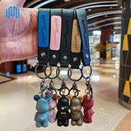 GANTUNGAN Unique Bearbrick Popobe Keychain Birthday Gift