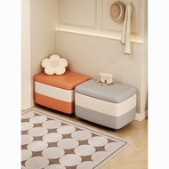 Storage Stool for Entryway, Shoe Changing Stool, Storage Box, Storage Sofa Stool, Small Storage Stoo