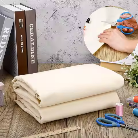 Muslin Fabric/Textile Unbleached - Draping Fabric - Natural 5/10 M Medium Weight 100% Cotton 63in. W