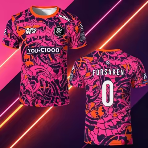 Paper Rex 2026 New Match Jerseys PRX Valorant Esports League Training Uniforms Men's Fan Short-Sleev