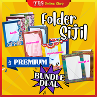 [BORONG/BUNDLE] 50pcs PREMIUM CERTIFICATE FOLDER/HOLDER A4 WITH PVC WINDOW / FOLDER SIJIL PREMIUM A4 GRADUASI DENGAN PVC COVER CAN CUSTOM