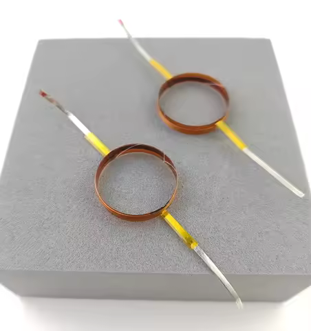 2pcs Core Aluminum Flat Wire Tweeter Voice Coil 25.5mm Suitable For Tweeter Speaker Repair