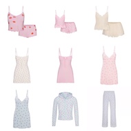 Skims Rosé Valentine’s Day Collection Sweatheart Floral Pink Yellow Blue Cami Short Set Mini Dress
