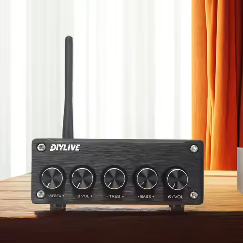 BT210 TPA3116D2 HiFi 2.1 Full Digital Audio Power Amplifier 50W*2+100W Bluetooth 5.0 tonal treble an