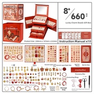 Mobee | DIY Beads Bracelet Craft Toys Box Set for Girls 8 Years Old