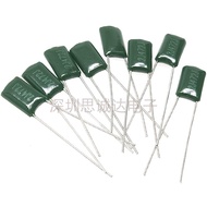 2J22J/2J472J/2J103J Green Polyester Capacitor 630V222/103 2.2 NF/4.7 NF/10NF Plug-In Capacitor