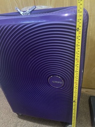 American Tourister 紫色行李箱 26吋可擴張