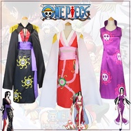 One Piece Boa Hancock Empress Snake Princess Cheongsam Cosplay Costume