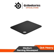 SteelSeries QcK Heavy Gaming Mousepad แผ่นรองเม้าส์ แบบ Control รุ่นหนาพิเศษ ผ้า Micro-woven cloth