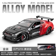 โมเดลรถสุดเจ๋ง GTR Nissan JDM Alloy Toy Car Diecast Model War God ของเล่นสะสมสำหรับเด็กและวัยรุ่น โม