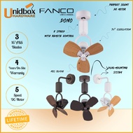 Fanco Corner Fan DONO 16 inch (Ceiling + Wall Mounting)/Fanco Corner Fan DONO VINO NANO Ceiling Fan or Wall Fan
