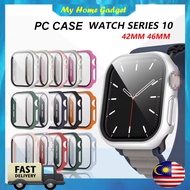 Tempered Glass PC Hard Case For Apple Watch Series 11 / Series 10 (42MM & 46MM)