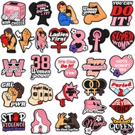 Shoes Charm Women's Shoes Accessories Women Power Series Pvc Diy Decoration