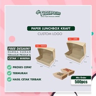 Lunchbox paper Take Away Lunch Box - Custom Logo