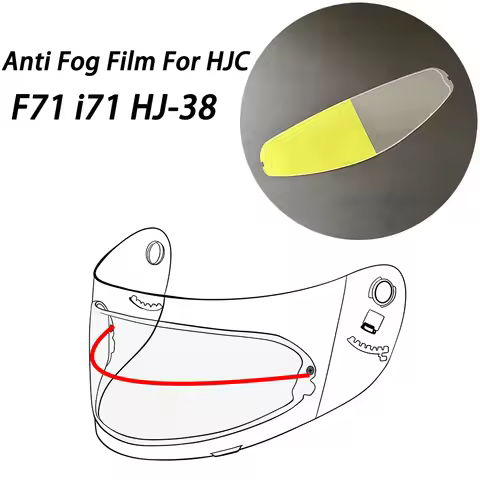 For HJC i71 F71 Carbon Helmet Visor Anti-Fog Insert Clear Film