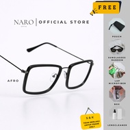 NARO Afro Aviator Style Eyeglass Frame